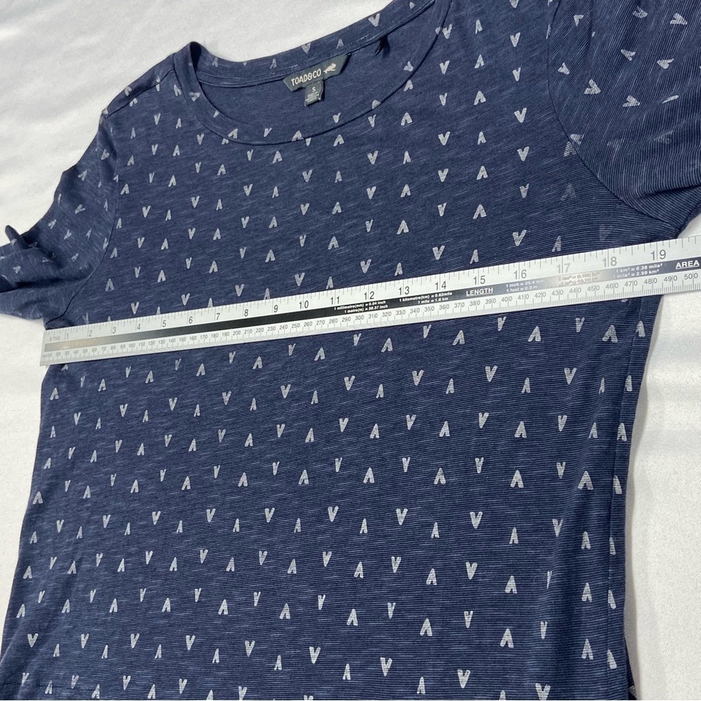 Toad & Co Windermere Long Sleeve Dress Geometric Tencel Cotton Blend Small - Picture 6 of 15